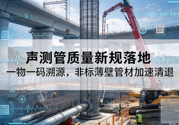 前进声测管质量新规落地，一物一码溯源，非标薄壁管材加速清退