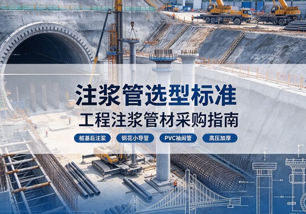 前进注浆管选型标准